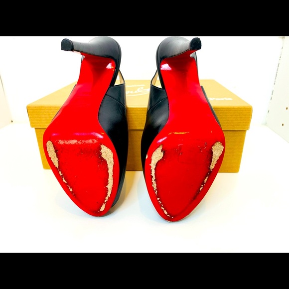 Christian Louboutin Very Prive 120 KID Peeptoe - Picture 7 of 9